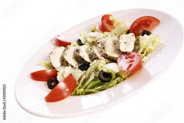 Fototapeta Chicken salad