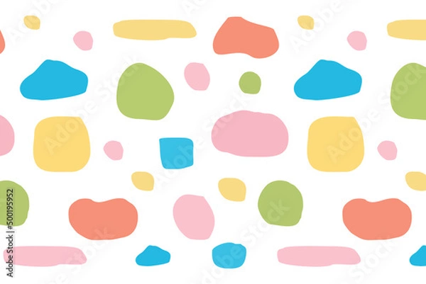 Fototapeta seamless background abstract with ice cream