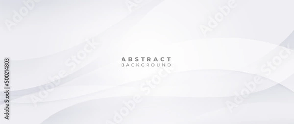 Obraz Abstract white background poster with dynamic. technology network Vector illustration.
