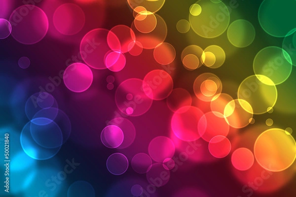 Obraz Rainbow disco lights