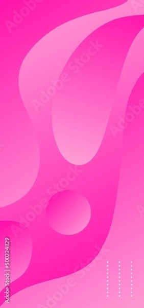 Fototapeta Pink wallpaper. Abstract blue gradient wallpaper with beautiful fluid shapes. Light pink abstract background with geometric elements.