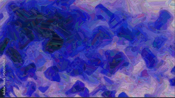 Fototapeta Abstract background art. 2d illustration image. Expressive handmade oil paint. Brush Strokes on canvas, Etc. Modern digital art. Multi-color backdrop. Contemporary. Expression. Popular style