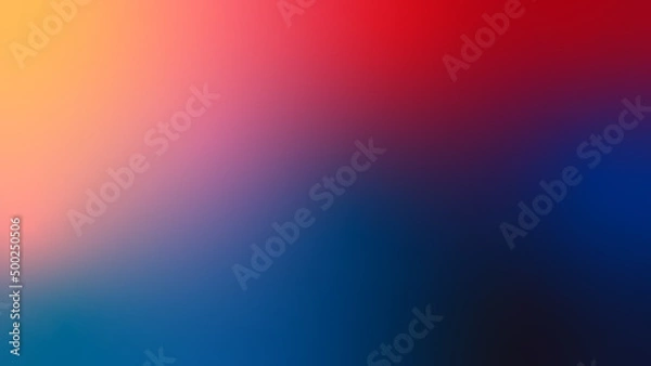 Fototapeta Abstract Modern Digital Blurred Dynamic Red Blue Soft Color Gradient