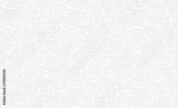 Obraz White floral background