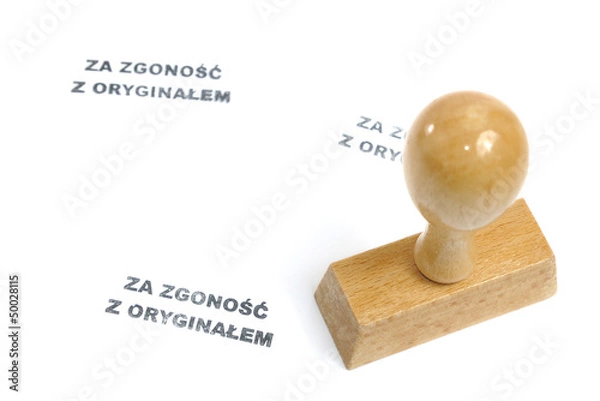 Obraz Pieczątka na kołku