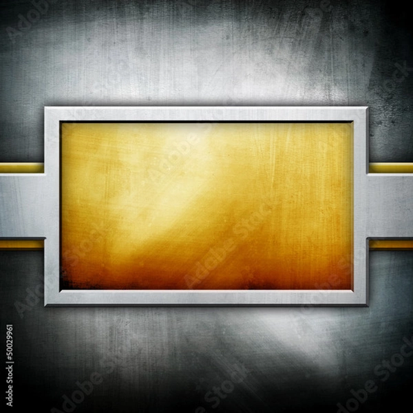 Fototapeta metallic template background