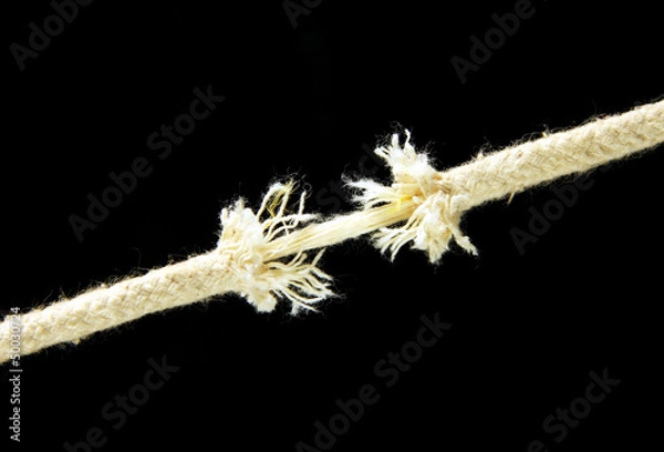 Fototapeta straining rope.