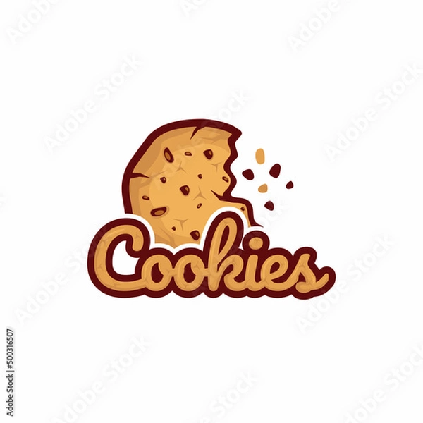 Obraz Cookies logo design vector illustration