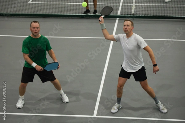 Obraz pickleball overhead 