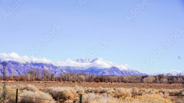Obraz Mountain range california