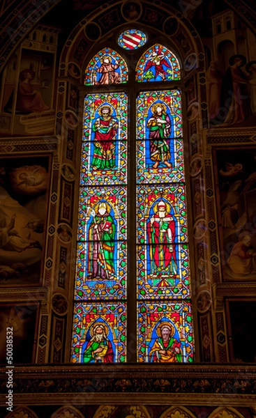 Fototapeta vitraux santa croce firenze