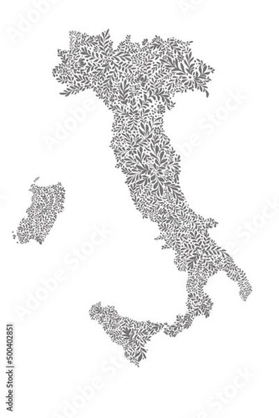 Obraz Italy map