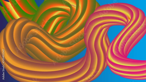 Obraz abstract background with circles