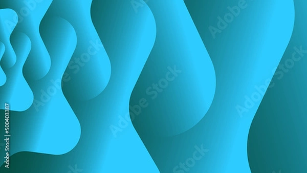 Obraz abstract blue background with waves