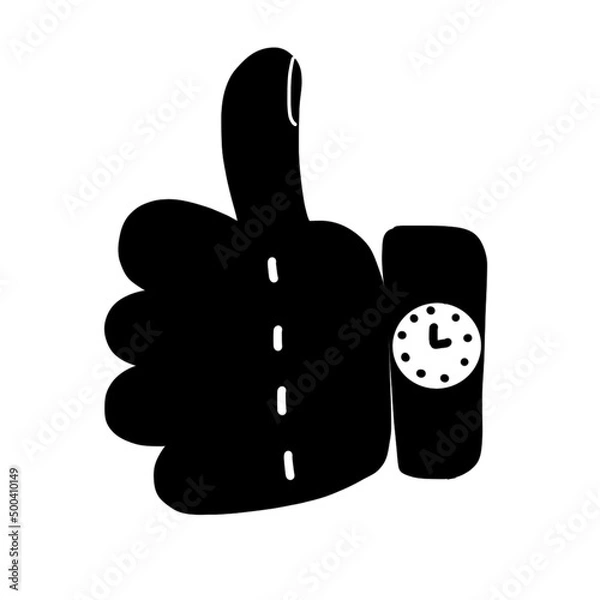 Fototapeta hand with a thumb up