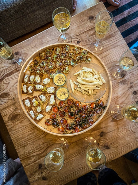 Obraz pizza on a table