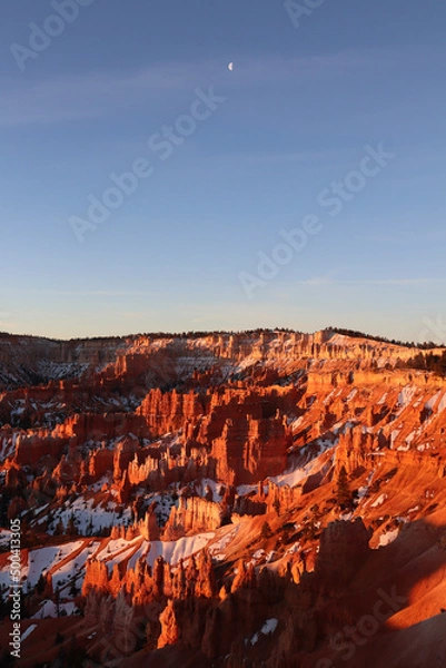 Obraz sunset in the mountains