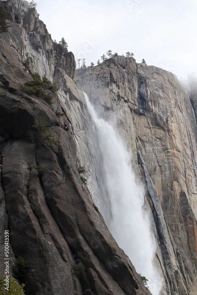 Obraz waterfall in the mountains