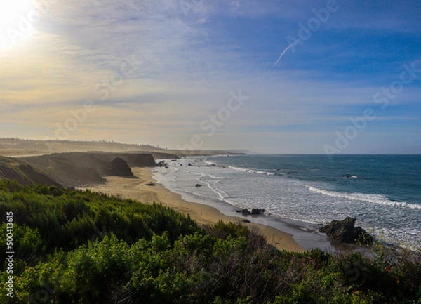 Obraz storm over the sea