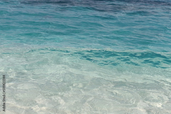 Obraz blue water background