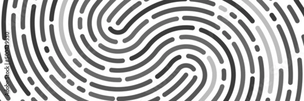 Obraz Fingerprint background, print, identification banner