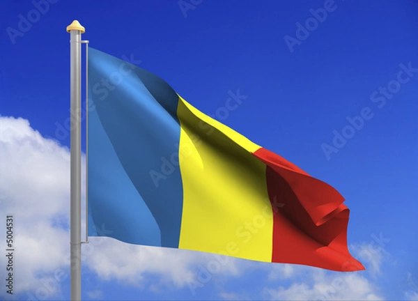 Fototapeta Andorra flag (include clipping path)