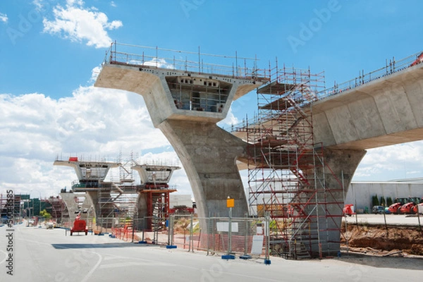 Obraz road under reconstruction