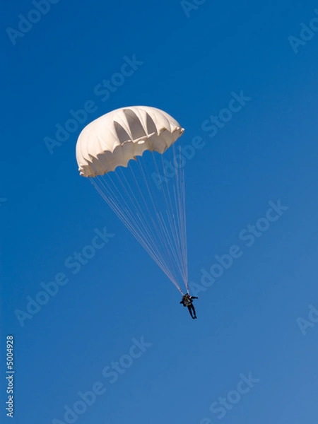 Obraz skok spadochronowy
