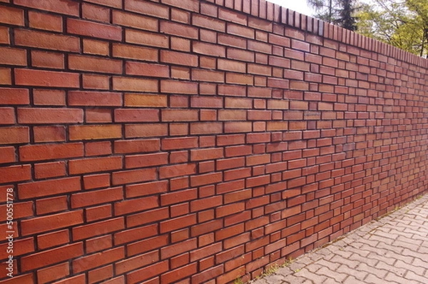 Obraz mur z cegieł