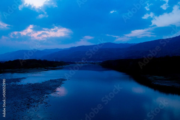 Obraz lake and mountains