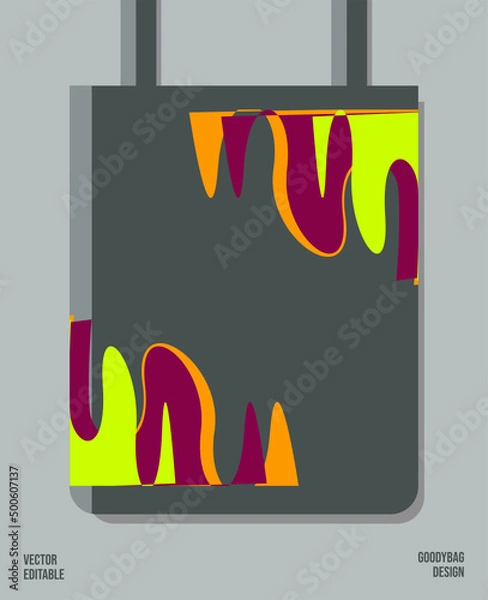 Fototapeta Unique Pattern on Goody bag : Vector Illustration