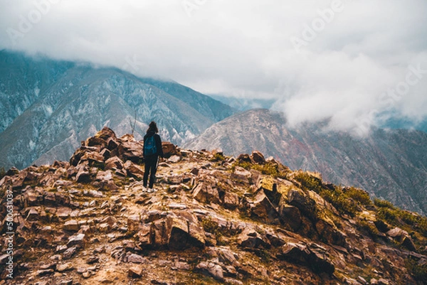 Obraz paisaje en mirador norteño
