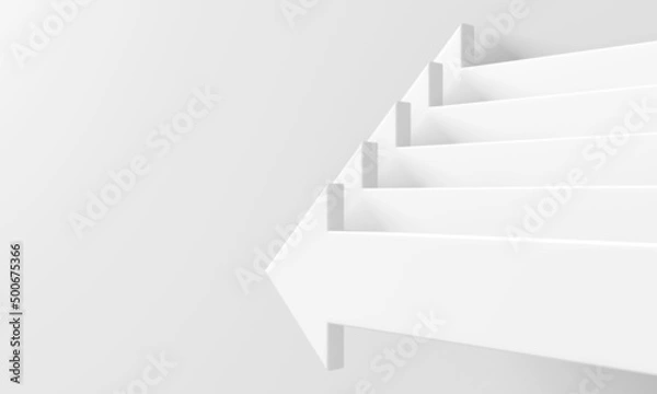 Fototapeta Arrows business concept. Minimalistic design