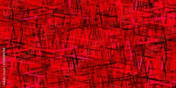 Fototapeta Dark Pink vector background with straight lines.