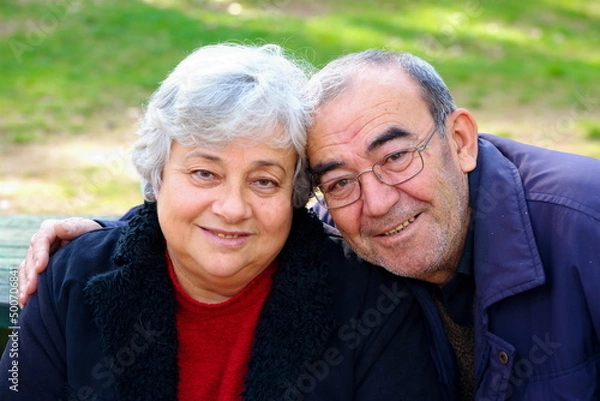 Obraz old couple