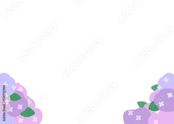 Obraz frame with flowers