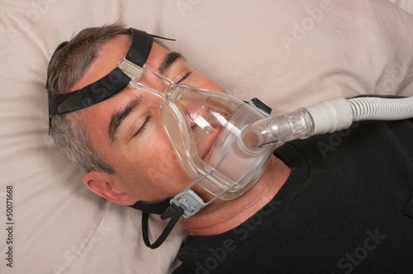 Obraz Sleep Apnea and CPAP