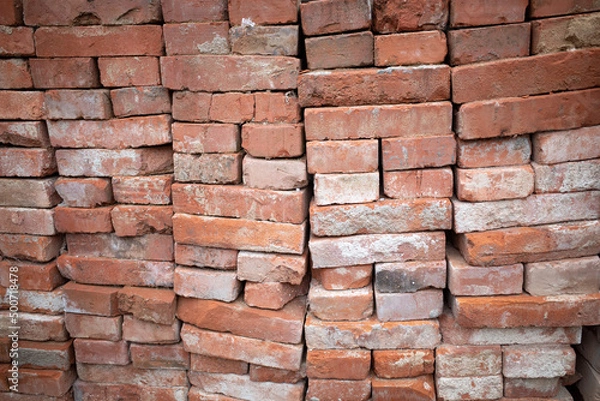 Obraz Piled bricks