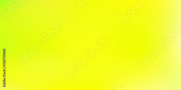 Fototapeta Light green, yellow vector gradient blur texture.