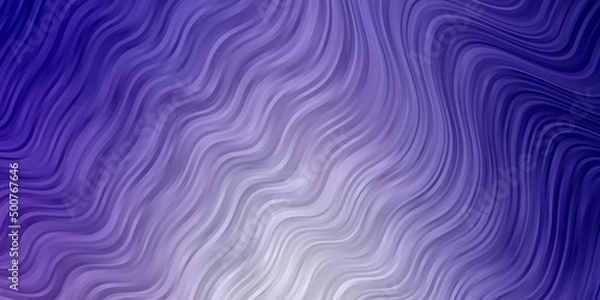 Fototapeta Light Purple vector pattern with wry lines.