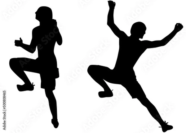 Obraz Climb in black
