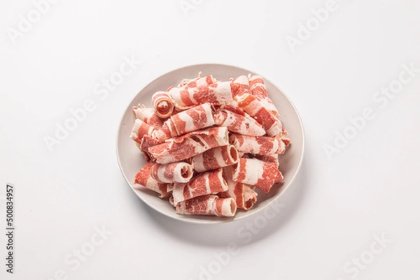 Obraz 얇게 썰어 먹기 편리한 고기