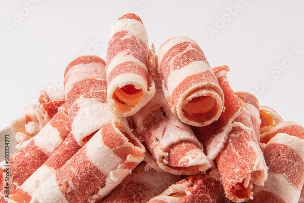 Obraz 얇게 썰어 먹기 편리한 고기