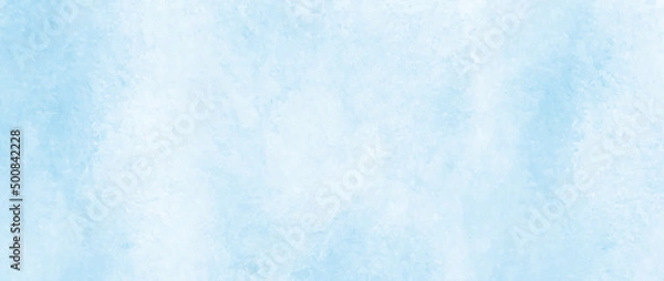 Fototapeta Pastelowy niebieski papier tekstura tło wzór z przestrzenią, kreatywne i malowane pochmurne niebo niebieskie tło akwarelowe, piękne niebieskie tło grunge z przestrzenią i do tworzenia projektów graficznych.