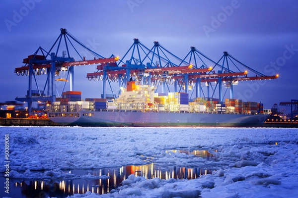 Fototapeta Container Terminal