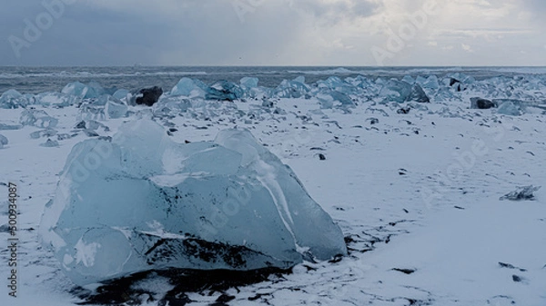 Obraz iceberg en islande