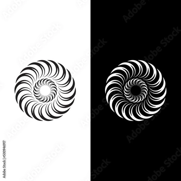 Fototapeta vortex vector illustration icon