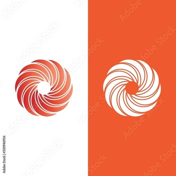 Fototapeta vortex vector illustration icon