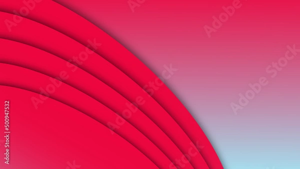 Obraz abstract red wave background