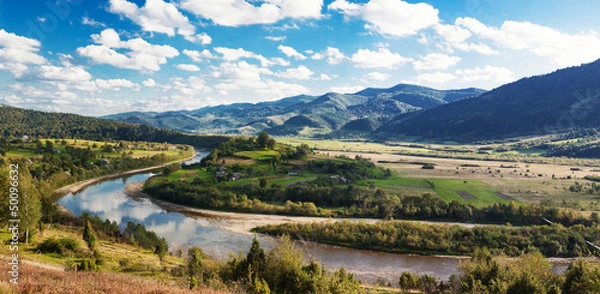Fototapeta views of the Carpathian mountains